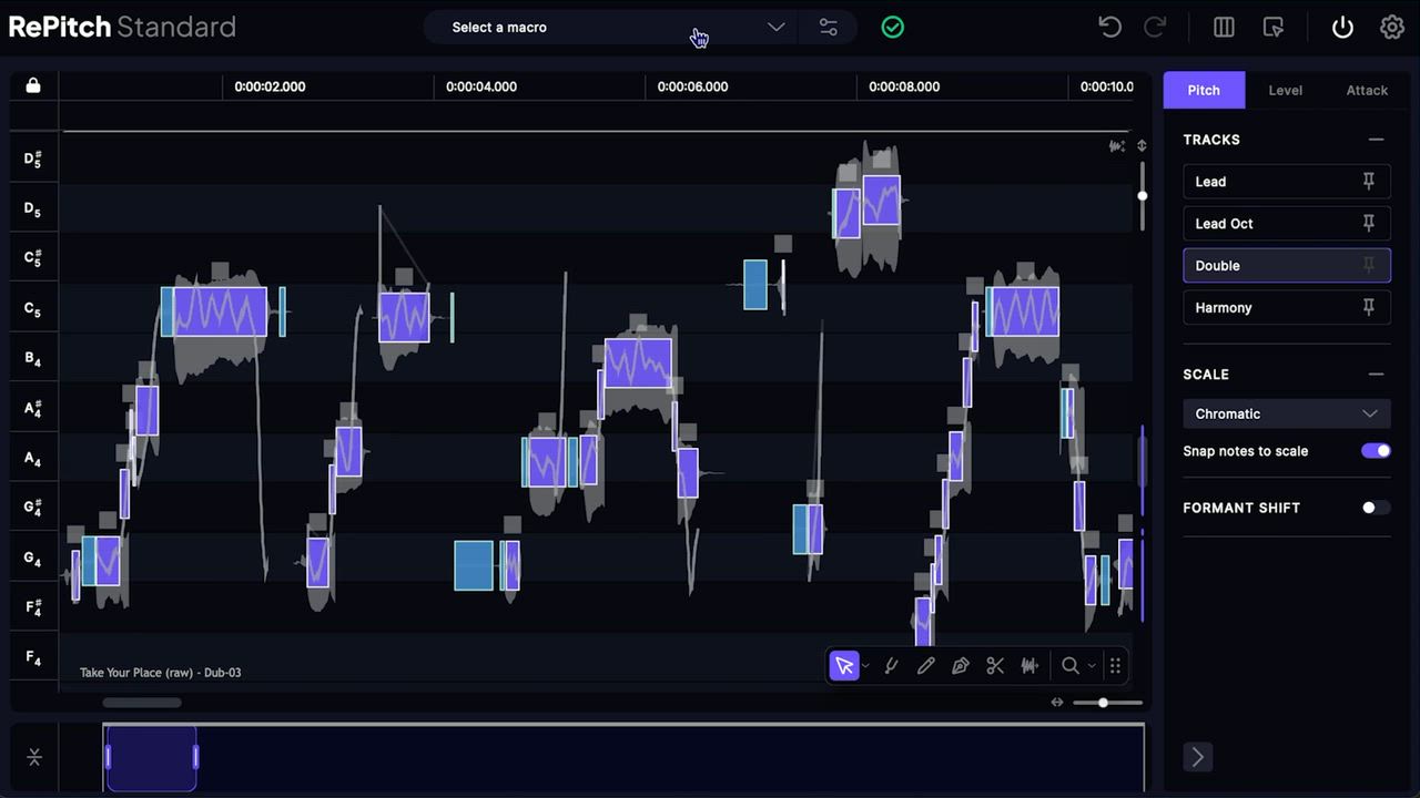 RePitch 2 - ボーカルピッチ補正＆ボーカルチューニングプラグイン